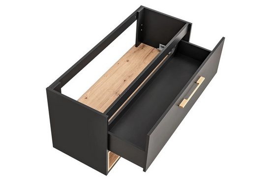 Waschbeckenschrank - Borneo - Elegantes schlichtes Aussehen. - Milaros Markt