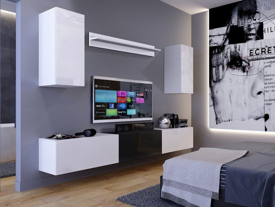 Wohnwand - Stilvolles Ambiente: Einzigartige Möbel für Ihr Zuhause. - Milaros Markt