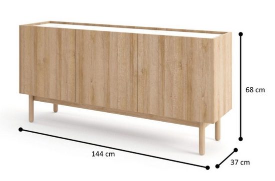 Kommode - Gestalte dein Zuhause mit luxuriösen Kommoden (Kommode, 1 St., Premium - KIERO) - Milaros Markt