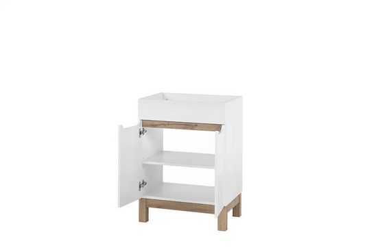 Badmöbel -Set - Bali White - Elegantes und praktisches Innendesign, das Platz spart. - Milaros Markt