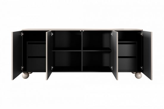 Kommode 150 cm, 200 cm - SONATIA II - Zeigt schlichte Eleganz und praktischen Nutzen. - Milaros Markt
