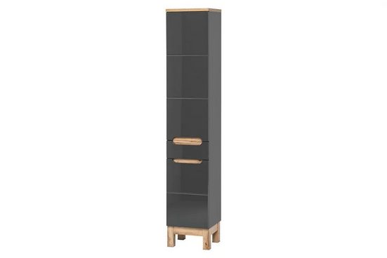 Hochschrank - Badschrank - Bali White - Ordentliche Badezimmerorganisation. - Milaros Markt