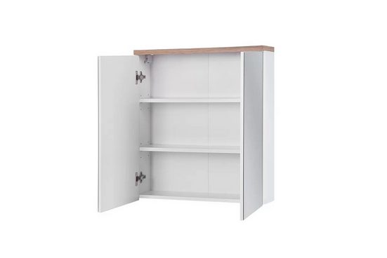 Badezimmerspiegelschrank - Badschrank - Bali White - Elegantes modernes Design. - Milaros Markt