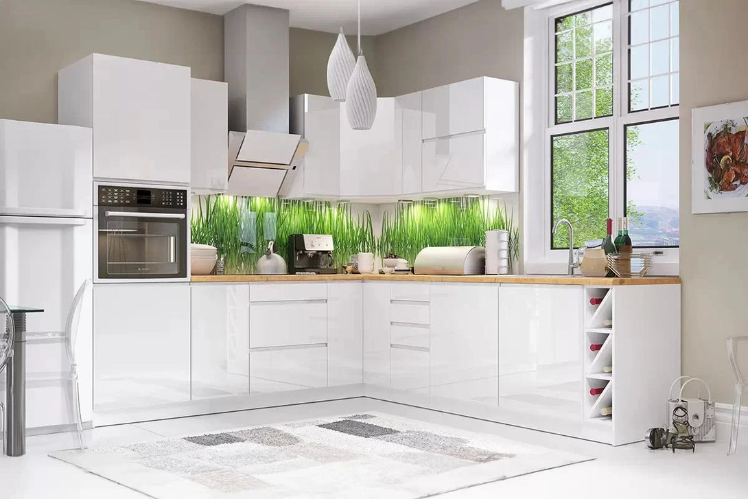 Hängeschrank 20 cm - Aspen - Moderne Ästhetik trifft auf praktischen Stauraum, ideal für jede Küche - Milaros Markt