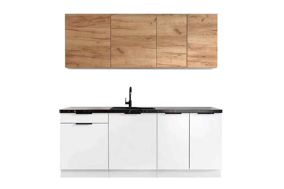 Küchenzeile - Praktische Küchenmöbel für jedes Zuhause, (Komplett Set), Hochwertig - Modern - Exklusiv. - Milaros Markt