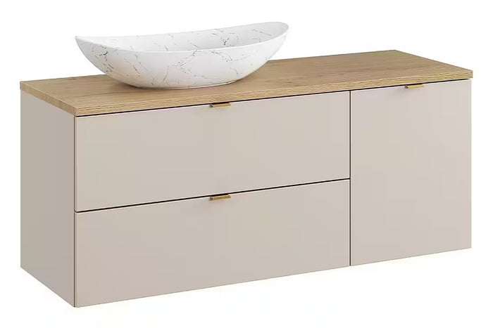 Badmöbel-Set BM350 - Dalia Cashmere D - Kaschmir Matt