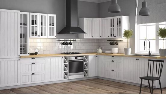 Mikrowellenumbauschrank 60 cm - sosna andersen - Kompaktes und unverwechselbares Design der Mikrowelle. - Milaros Markt