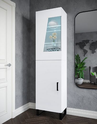Vitrine - Präsentieren Sie Ihre Wertsachen mit einer modernen Vitrine (Regalvitrine, 1-St., Premium - R3) - Milaros Markt