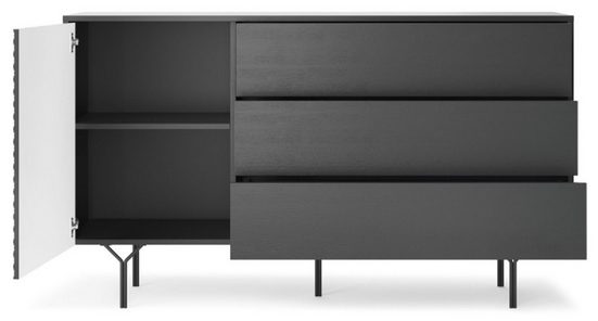 Kommode - Werten Sie Ihre Aufbewahrung mit zeitloser Eleganz auf (Kommode, 1 St., Premium - KAREL) - Milaros Markt