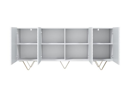 Kommode 190 cm - SCALIA - Ein Schatz für Ihr Zuhause, voller Eleganz und Charme. - Milaros Markt