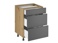 Küchenzeile - Langen K18-M400 - Artisan Eiche / Grau