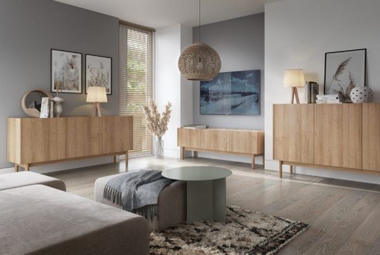 Wohnzimmer-Set - Luxuriöses Wohnzimmer für den anspruchsvollen Käufer, (Komplett Set, 3-St., Premium - KIERO) - Milaros Markt