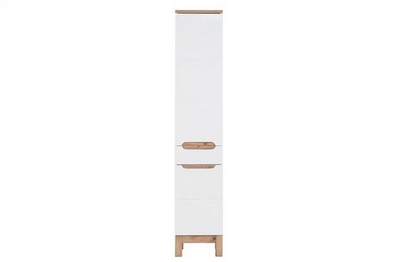 Hochschrank - Badschrank - Bali White - Ordentliche Badezimmerorganisation. - Milaros Markt
