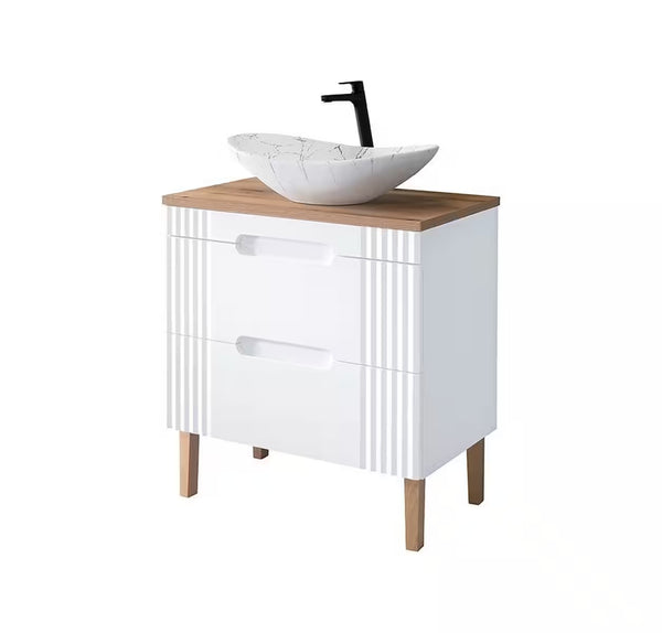 Badmöbel-Set BM204 - Fiji White F - Weiß