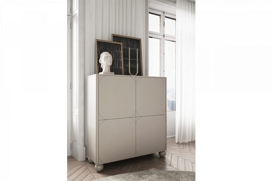 Kommode 120 cm - SONATIA II - Ein stilvolles Möbelstück, das Ihre Persönlichkeit. - Milaros Markt