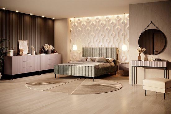 Kommode - NICOLE - Schicke Aufbewahrungslösung mit mehreren Schubladen. - Milaros Markt