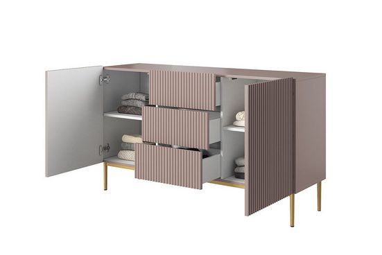 Kommode - NICOLE - Schicke Aufbewahrungslösung mit mehreren Schubladen. - Milaros Markt