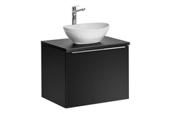 Badmöbel-Set BM185 - Santa Fe Black S - Schwarz / Matt