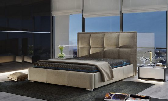 Milaros Markt Polsterbett - Erholsamer Schlaf / Entdecken Sie unser komfortables. ( Bett 1 -tlg. Premium - CELESTA ) - Milaros Markt