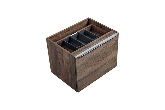 Waschbeckenschrank - Santa Fe Oak - Mit einem modernen und luxuriösen Design. - Milaros Markt