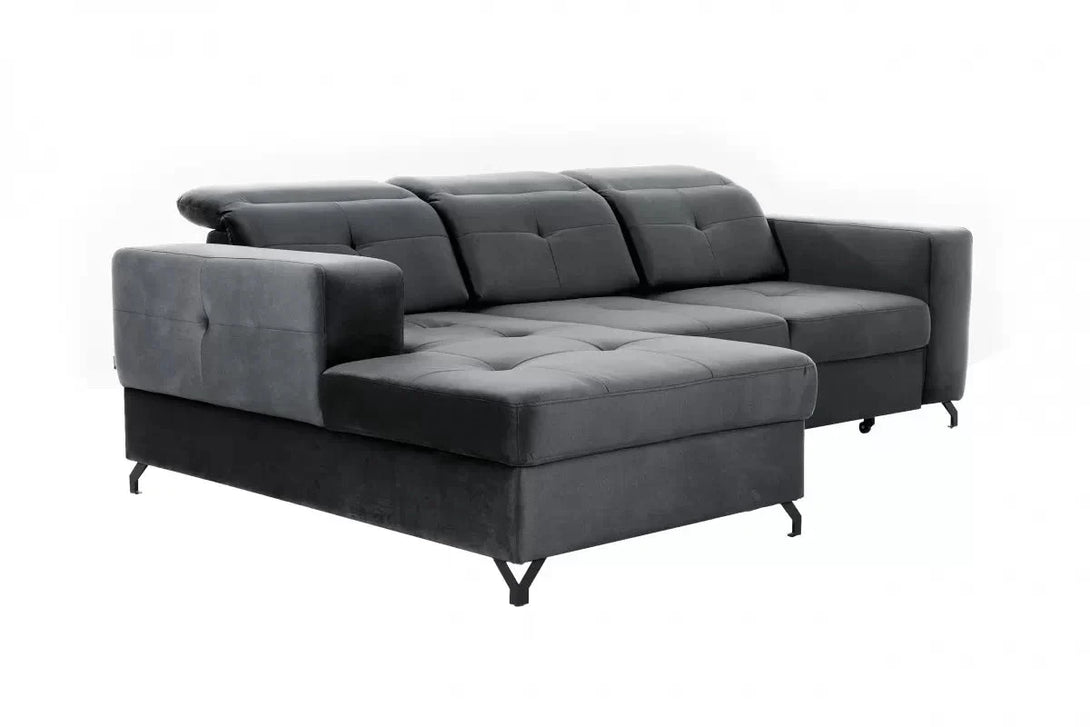 Ecksofa - Belavio - komfortables und elegantes Design mit Stauraum. - Milaros Markt