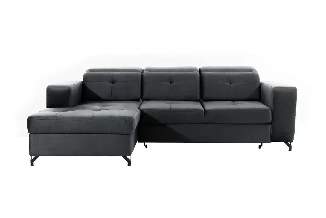 Ecksofa - Belavio - komfortables und elegantes Design mit Stauraum. - Milaros Markt