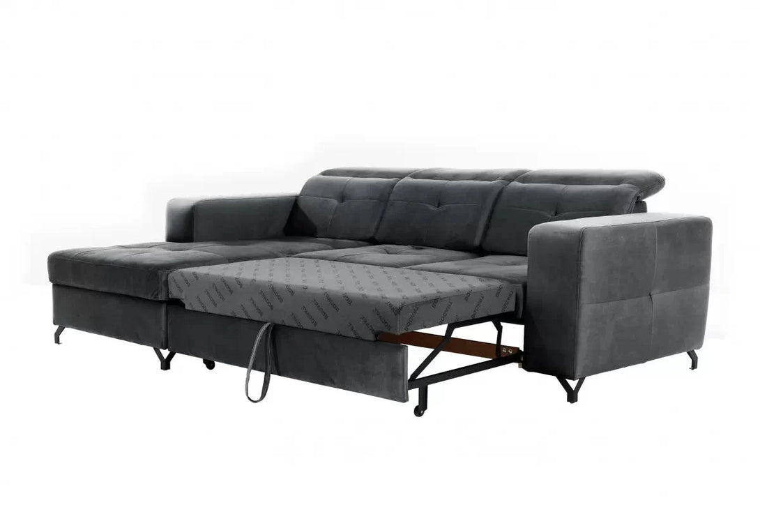 Ecksofa - Belavio - komfortables und elegantes Design mit Stauraum. - Milaros Markt