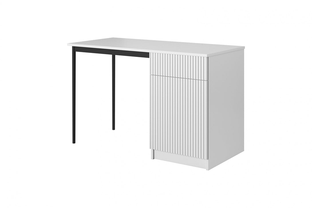 Schreibtisch 120 1D1SZ - NICOLE - bringt Eleganz und Funktionalität in Ihr Zuhause. - Milaros Markt