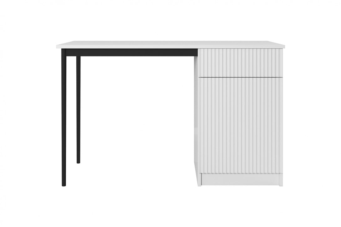 Schreibtisch 120 1D1SZ - NICOLE - bringt Eleganz und Funktionalität in Ihr Zuhause. - Milaros Markt