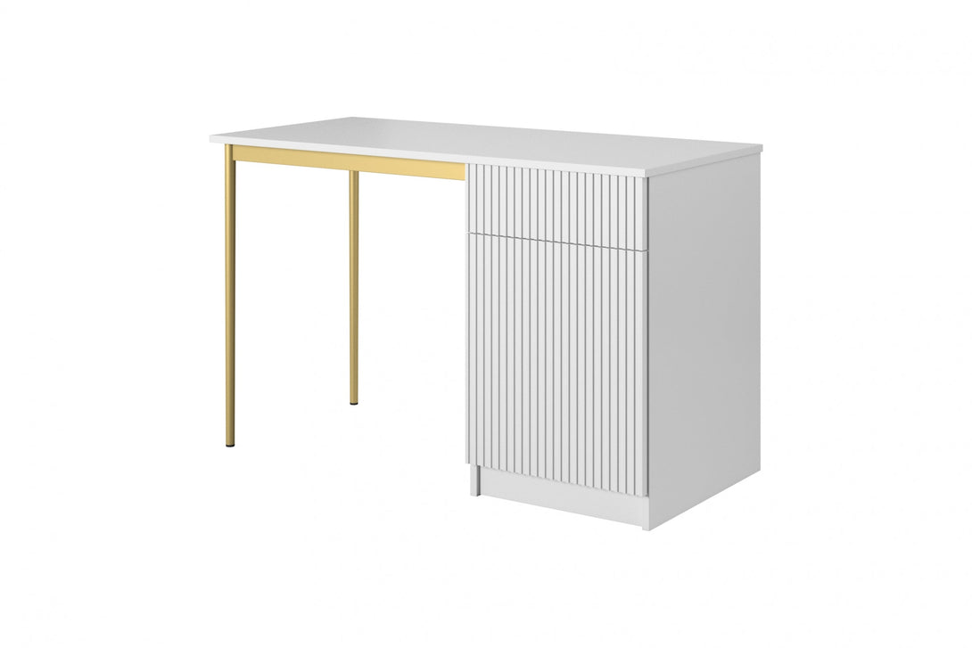 Schreibtisch 120 1D1SZ - NICOLE - bringt Eleganz und Funktionalität in Ihr Zuhause. - Milaros Markt