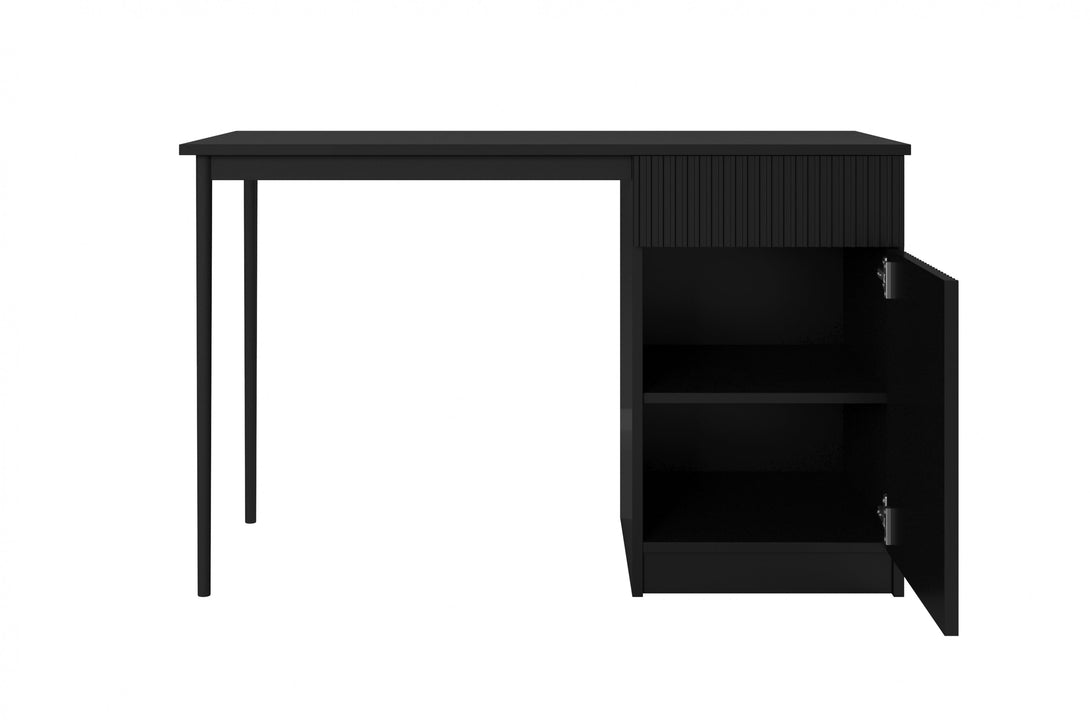 Schreibtisch 120 1D1SZ - NICOLE - bringt Eleganz und Funktionalität in Ihr Zuhause. - Milaros Markt