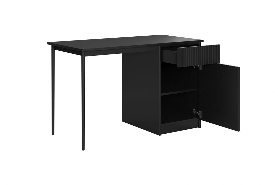 Schreibtisch 120 1D1SZ - NICOLE - bringt Eleganz und Funktionalität in Ihr Zuhause. - Milaros Markt