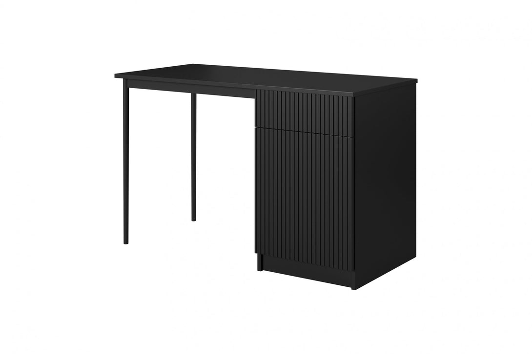 Schreibtisch 120 1D1SZ - NICOLE - bringt Eleganz und Funktionalität in Ihr Zuhause. - Milaros Markt