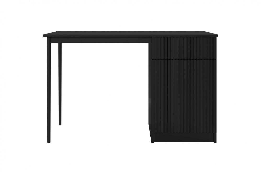 Schreibtisch 120 1D1SZ - NICOLE - bringt Eleganz und Funktionalität in Ihr Zuhause. - Milaros Markt