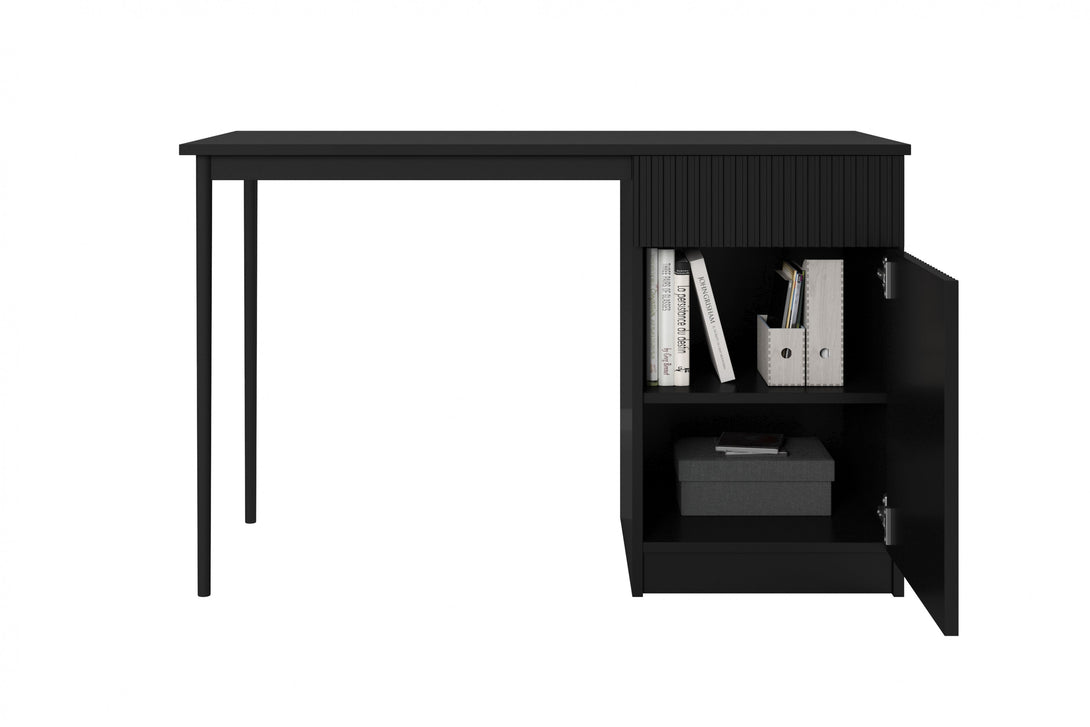 Schreibtisch 120 1D1SZ - NICOLE - bringt Eleganz und Funktionalität in Ihr Zuhause. - Milaros Markt
