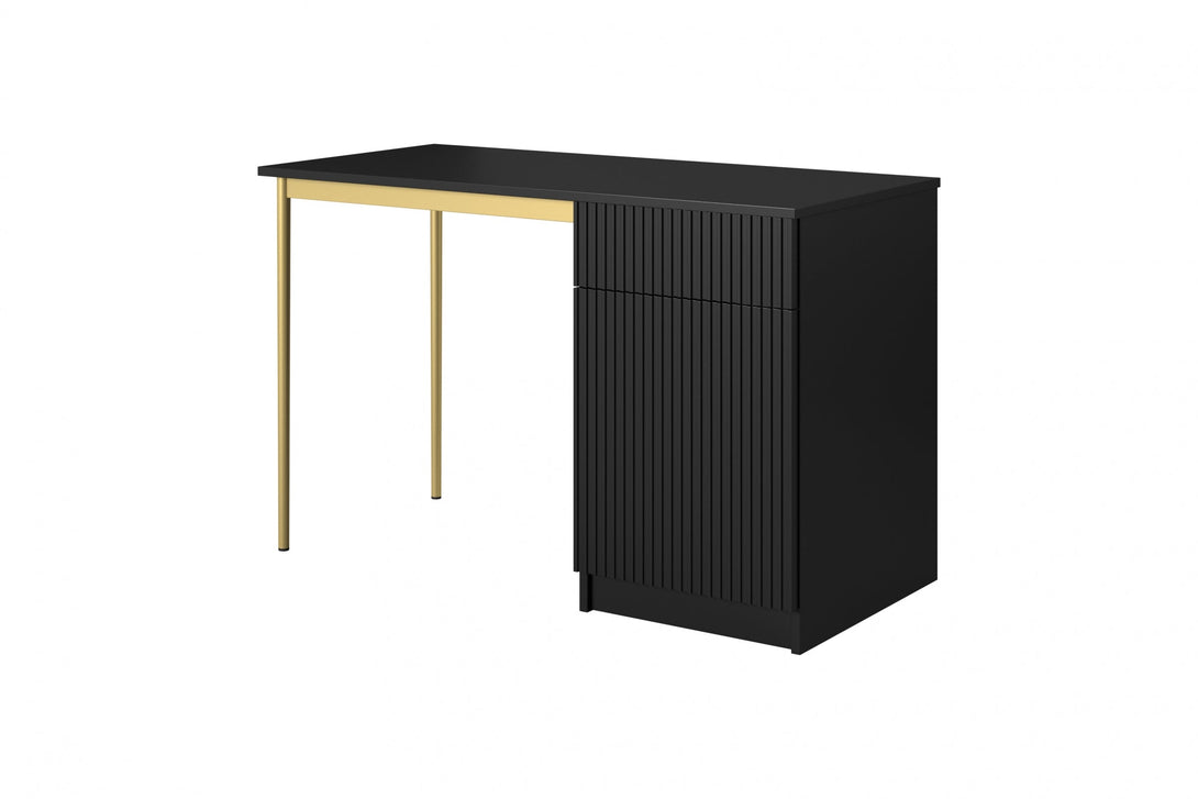 Schreibtisch 120 1D1SZ - NICOLE - bringt Eleganz und Funktionalität in Ihr Zuhause. - Milaros Markt