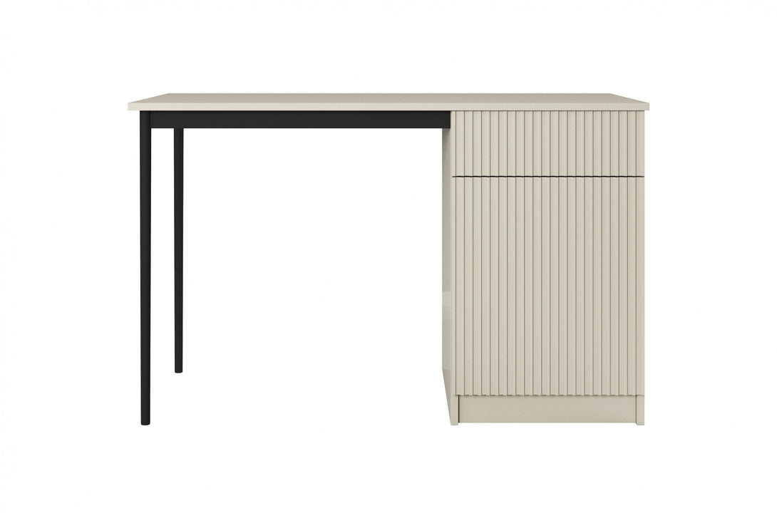 Schreibtisch 120 1D1SZ - NICOLE - bringt Eleganz und Funktionalität in Ihr Zuhause. - Milaros Markt