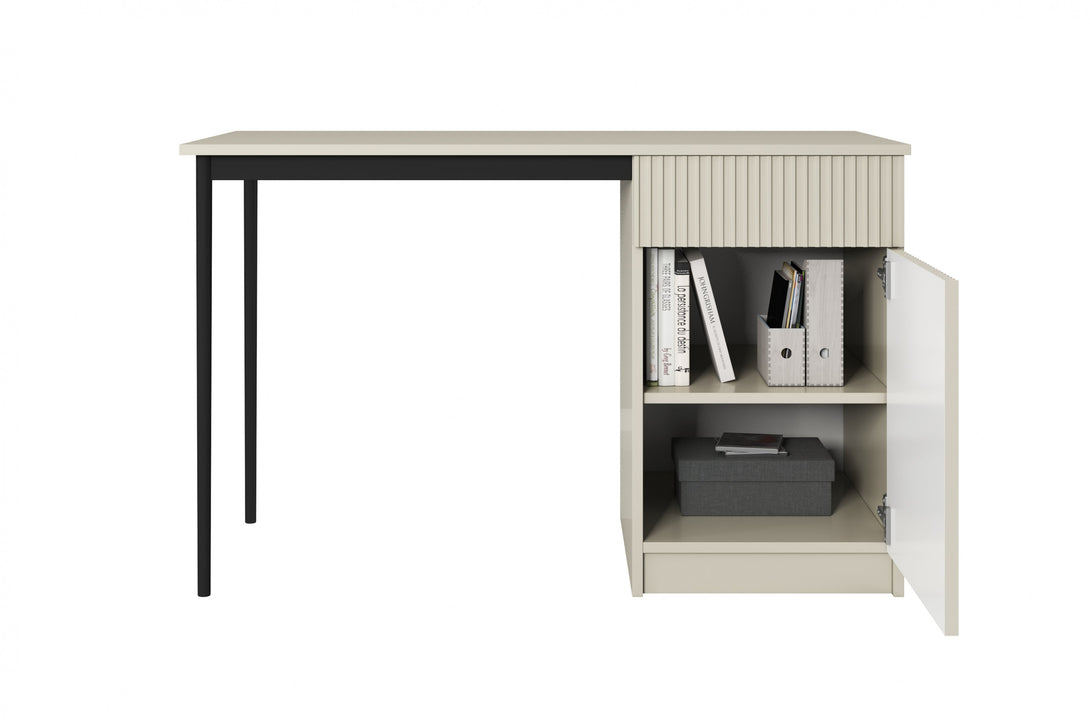 Schreibtisch 120 1D1SZ - NICOLE - bringt Eleganz und Funktionalität in Ihr Zuhause. - Milaros Markt
