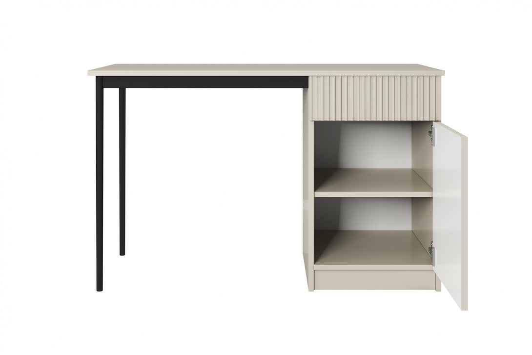 Schreibtisch 120 1D1SZ - NICOLE - bringt Eleganz und Funktionalität in Ihr Zuhause. - Milaros Markt