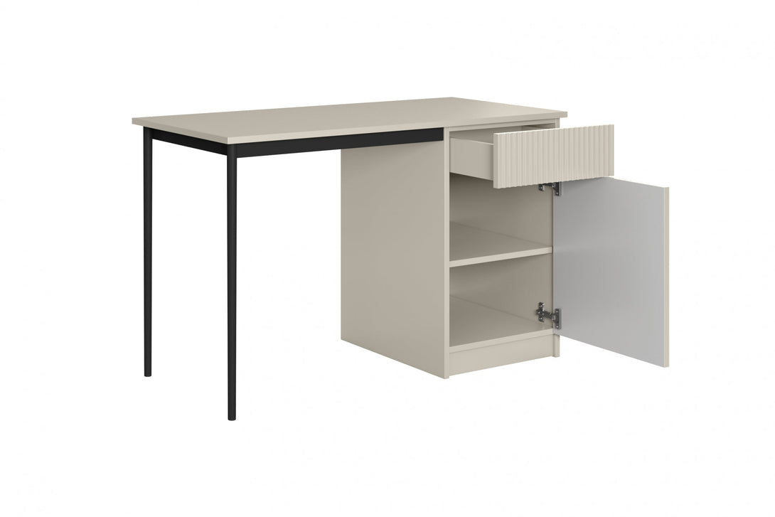 Schreibtisch 120 1D1SZ - NICOLE - bringt Eleganz und Funktionalität in Ihr Zuhause. - Milaros Markt