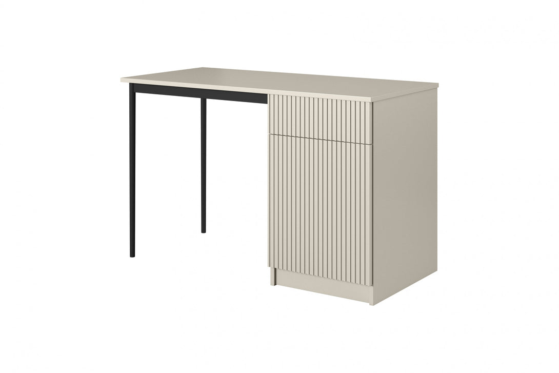 Schreibtisch 120 1D1SZ - NICOLE - bringt Eleganz und Funktionalität in Ihr Zuhause. - Milaros Markt