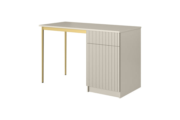 Schreibtisch 120 1D1SZ - NICOLE - bringt Eleganz und Funktionalität in Ihr Zuhause. - Milaros Markt