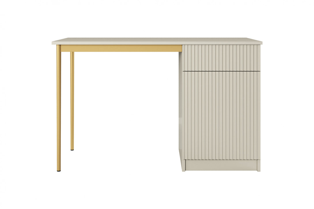 Schreibtisch 120 1D1SZ - NICOLE - bringt Eleganz und Funktionalität in Ihr Zuhause. - Milaros Markt
