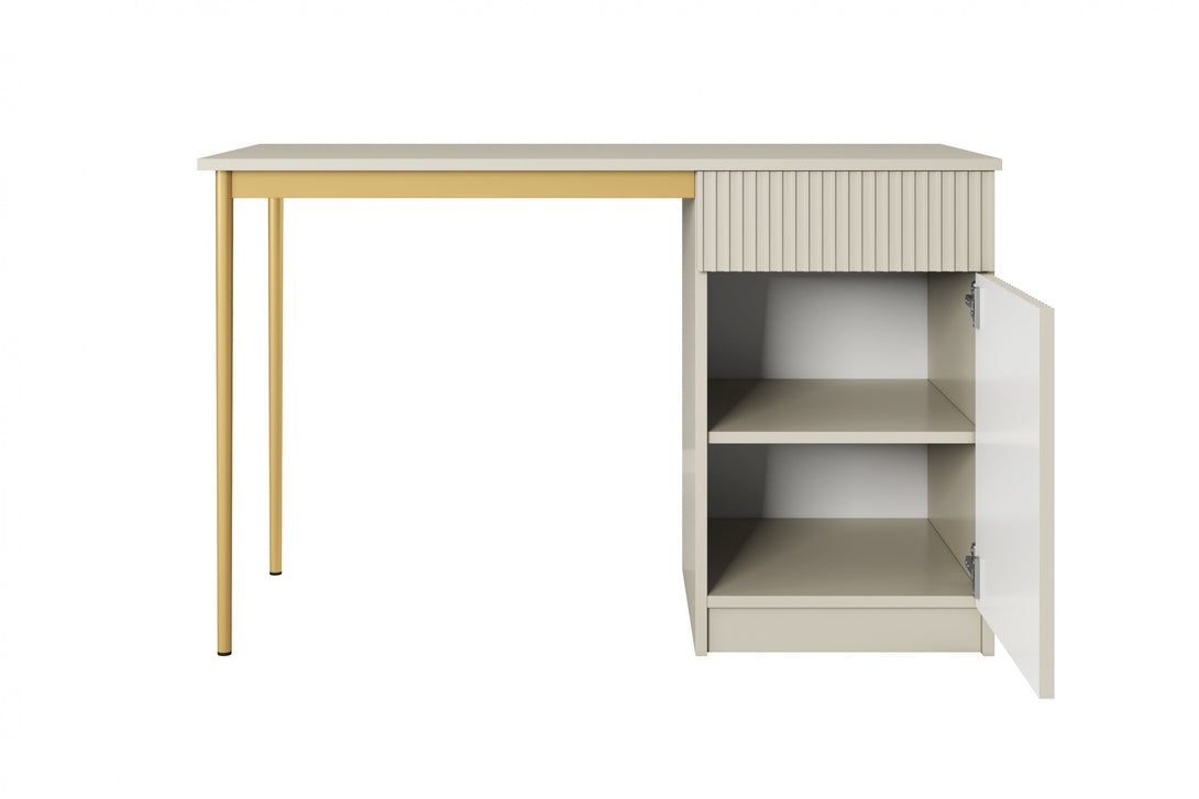 Schreibtisch 120 1D1SZ - NICOLE - bringt Eleganz und Funktionalität in Ihr Zuhause. - Milaros Markt