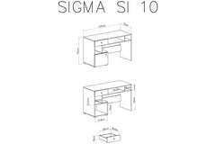 Schreibtisch - Sigma - Wo Kreativität und Organisation sich treffen. - Milaros Markt