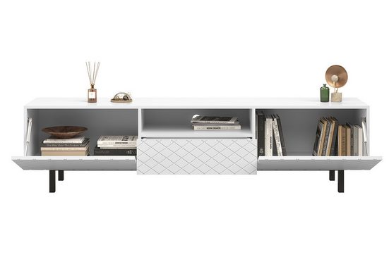 TV-Schrank 190 cm - SCALIA - Bewahren und organisieren Sie Ihre Unterhaltung ganz einfach. - Milaros Markt