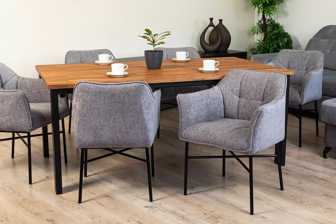 Esstisch - Loft - Zeitloser in Holzoptik für klassisches Wohnambiente&nbsp. - Milaros Markt