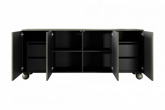 Kommode 150 cm, 200 cm - SONATIA II - Zeigt schlichte Eleganz und praktischen Nutzen. - Milaros Markt