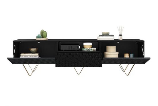 TV-Schrank - SCALIA - Modernes Design, das zu allen Dekoren passt. - Milaros Markt