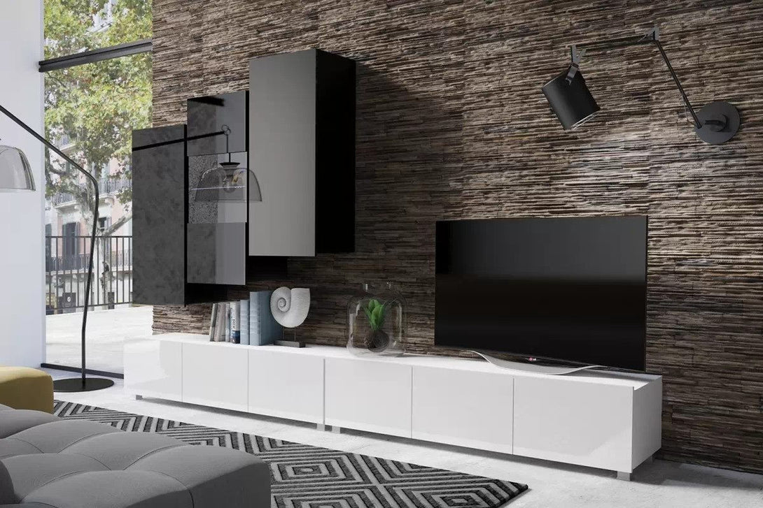 Wohnwand - Celeste - im minimalistischen und modernen Look. - Milaros Markt